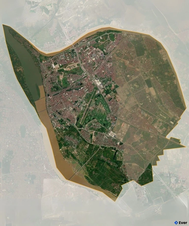 Bản đồ vệ tinh Quận Long Biên