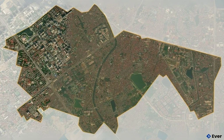 Bản đồ vệ tinh Quận Thanh Xuân