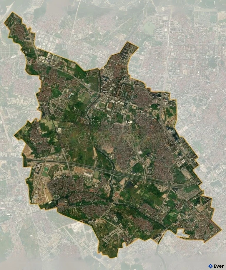 Bản đồ vệ tinh Quận Từ Liêm