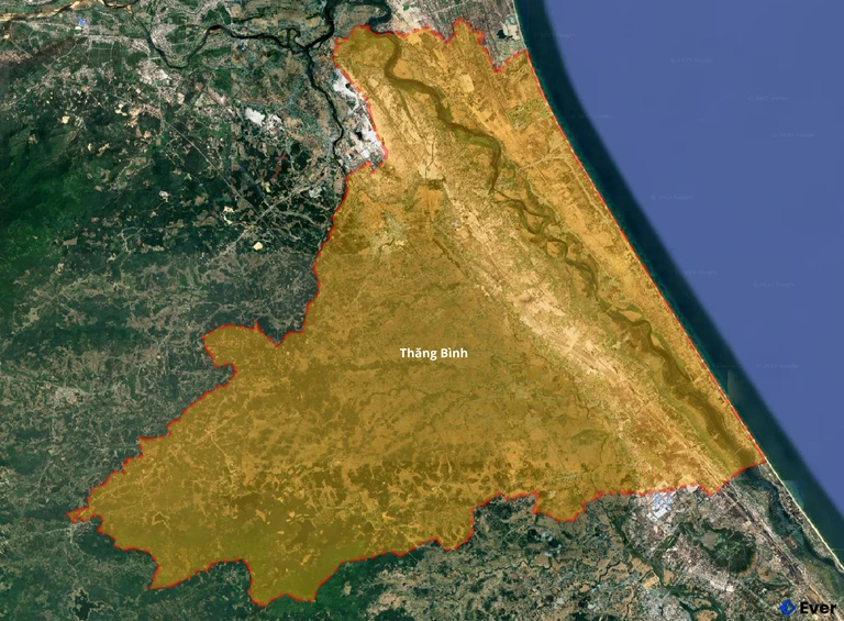 Bản đồ vệ tinh Thăng Bình