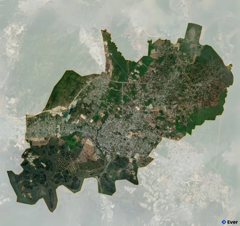 Bản đồ vệ tinh Thành phố Bà Rịa