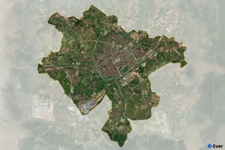 Bản đồ vệ tinh Thành phố Bắc Giang