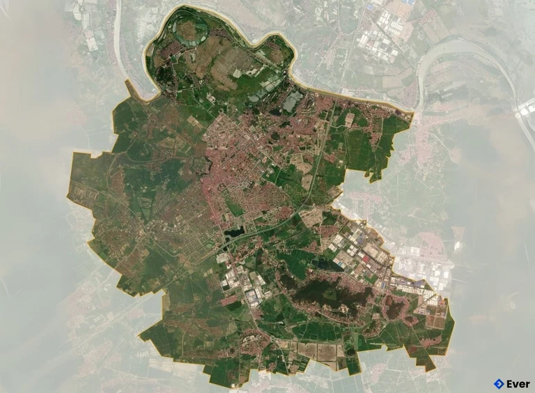 Bản đồ vệ tinh Thành phố Bắc Ninh