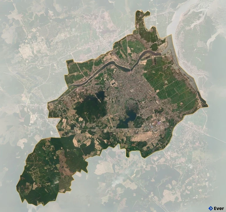 Bản đồ vệ tinh thành phố Đông Hà