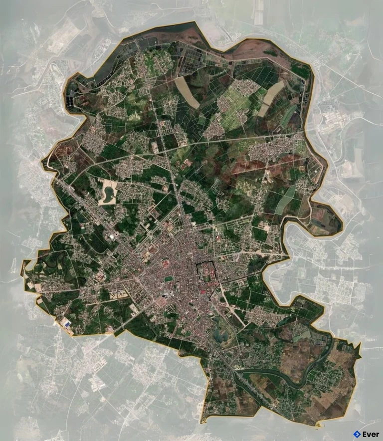 Bản đồ vệ tinh Thành phố Hà Tĩnh