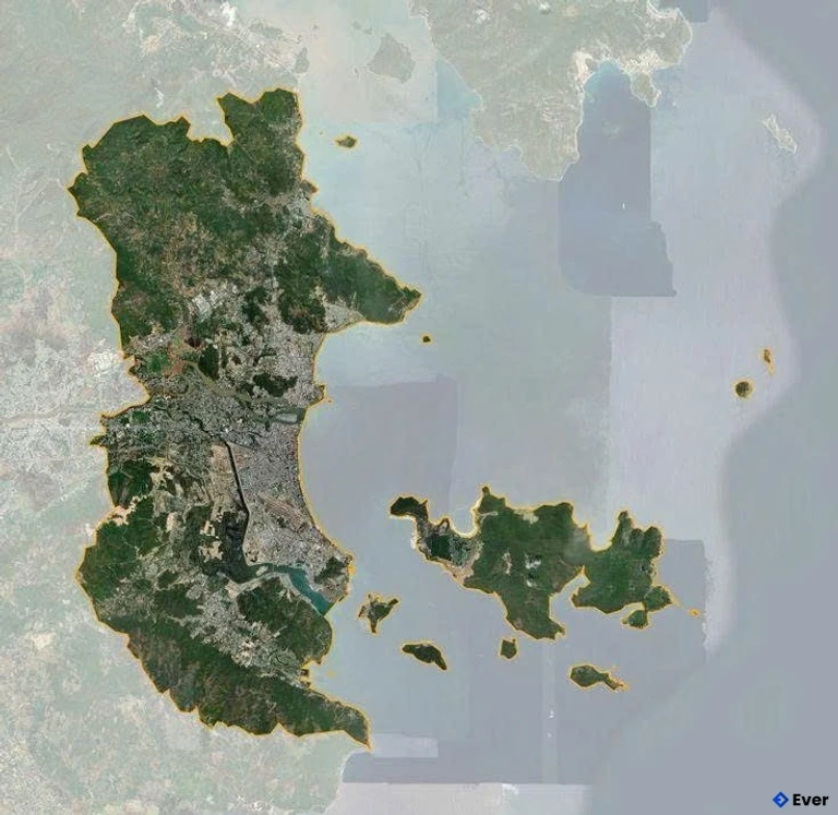 Bản đồ vệ tinh Thành phố Nha Trang