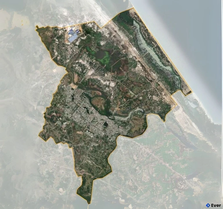 Bản đồ vệ tinh Thành phố Tam Kỳ