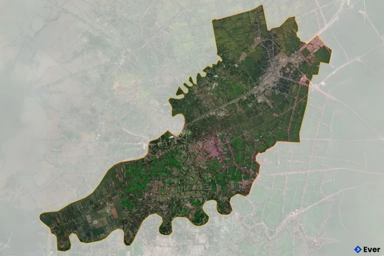 Bản đồ vệ tinh Thành phố Vị Thanh