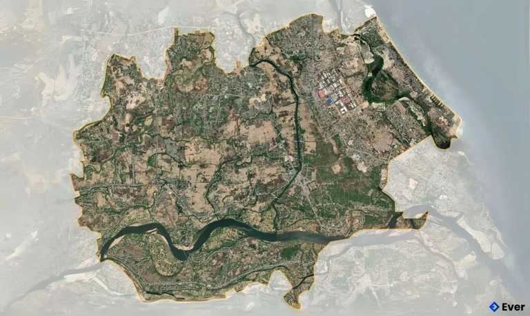 Bản đồ vệ tinh Thị xã Điện Bàn