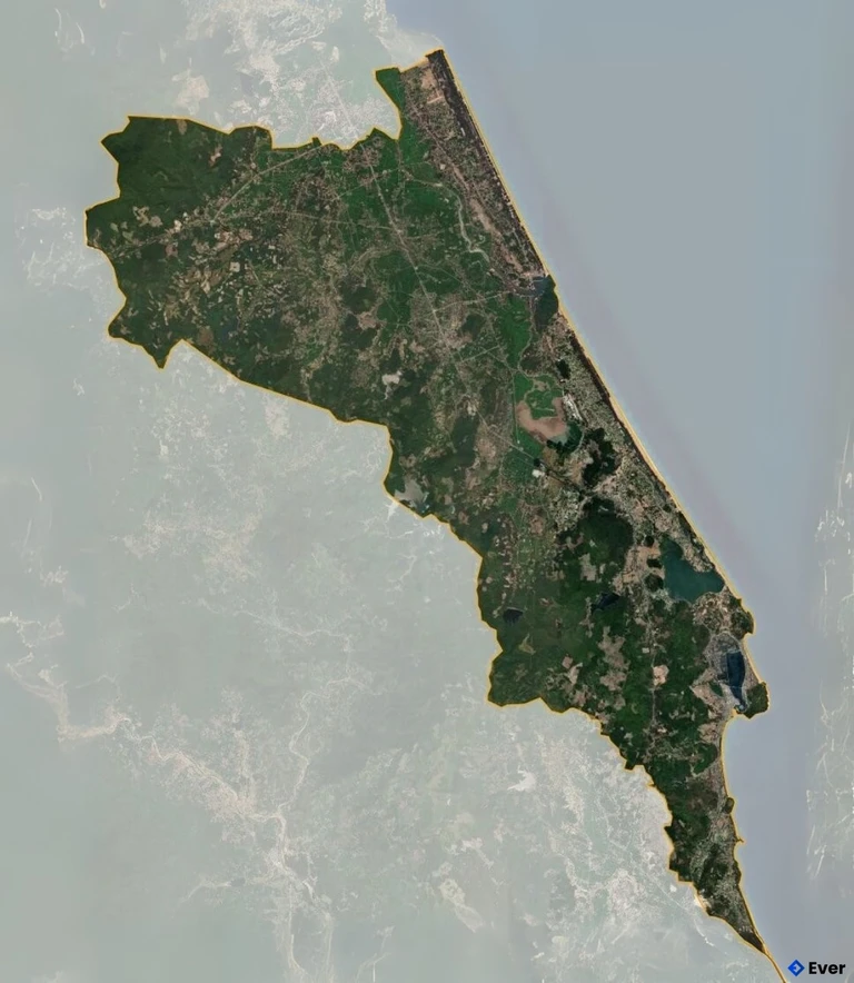 Bản đồ vệ tinh Thị xã Đức Phổ