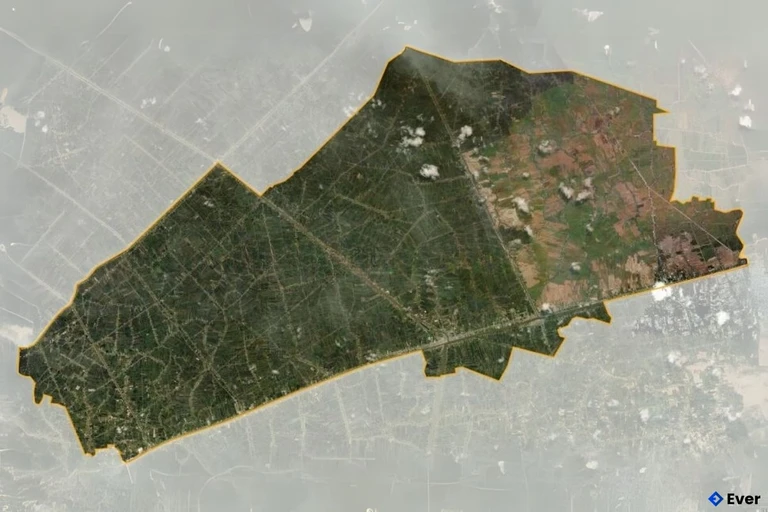 Bản đồ vệ tinh Thị xã Giá Rai