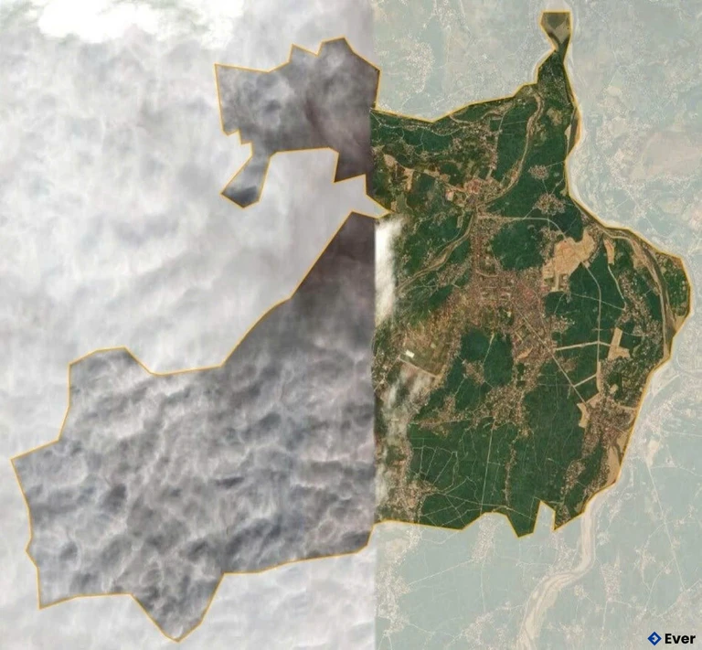 Bản đồ vệ tinh thị xã Nghĩa Lộ