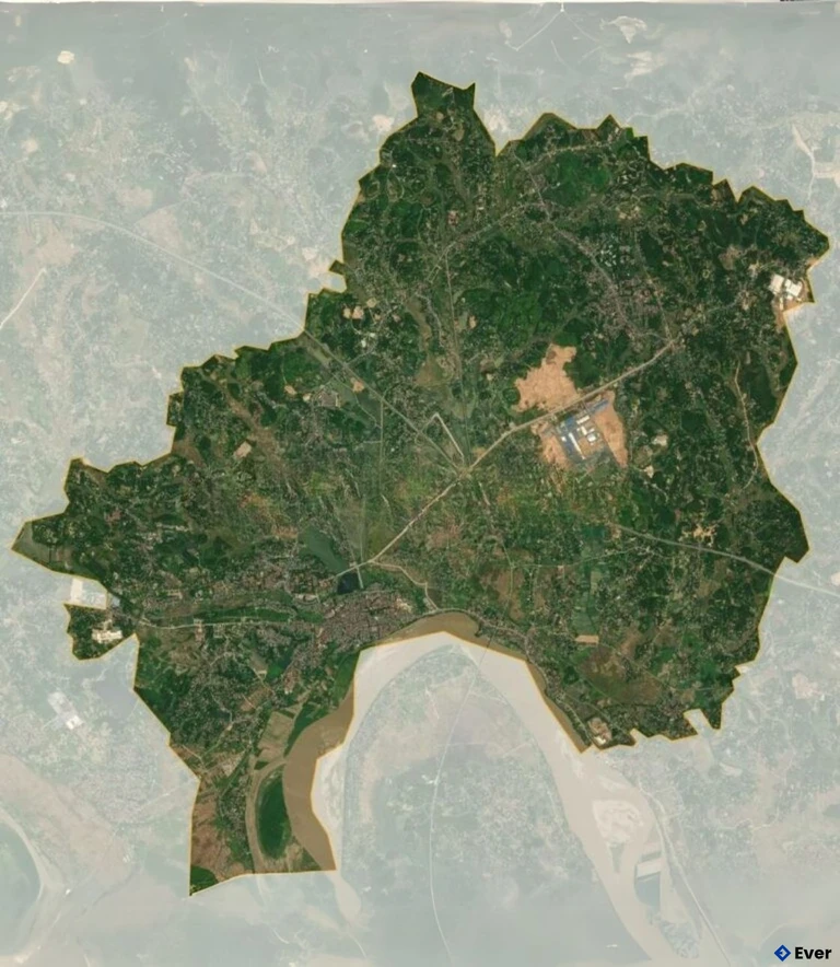 Bản đồ vệ tinh thị xã Phú Thọ