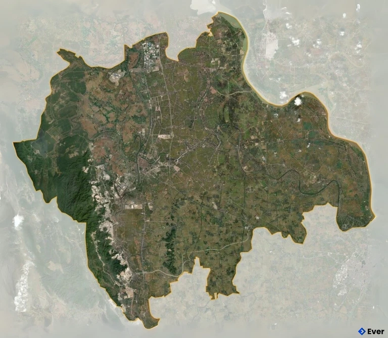 Bản đồ vệ tinh Tỉnh Hà Nam