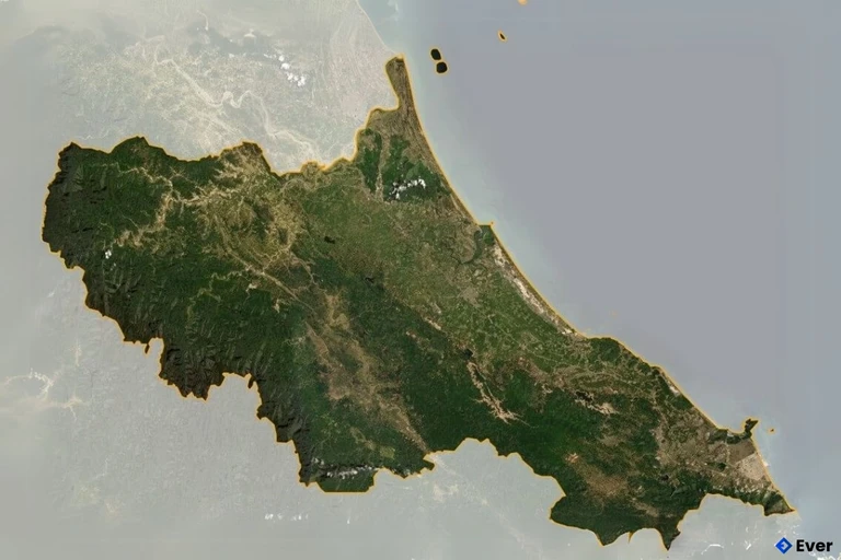 Bản đồ vệ tinh Tỉnh Hà Tĩnh