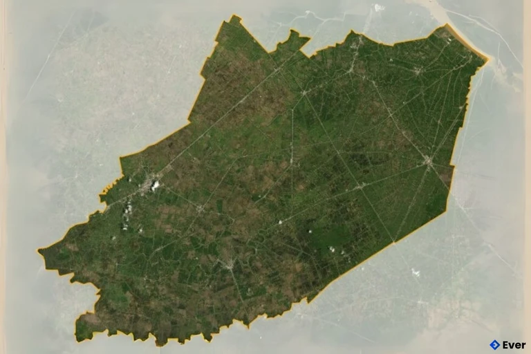 Bản đồ vệ tinh Tỉnh Hậu Giang