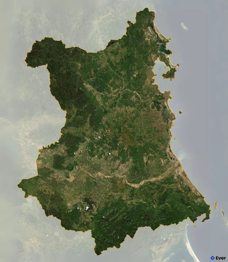 Bản đồ vệ tinh Tỉnh Phú Yên