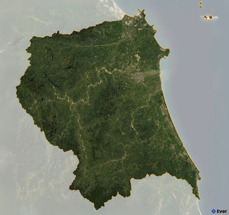 Bản đồ vệ tinh Tỉnh Quảng Ngãi
