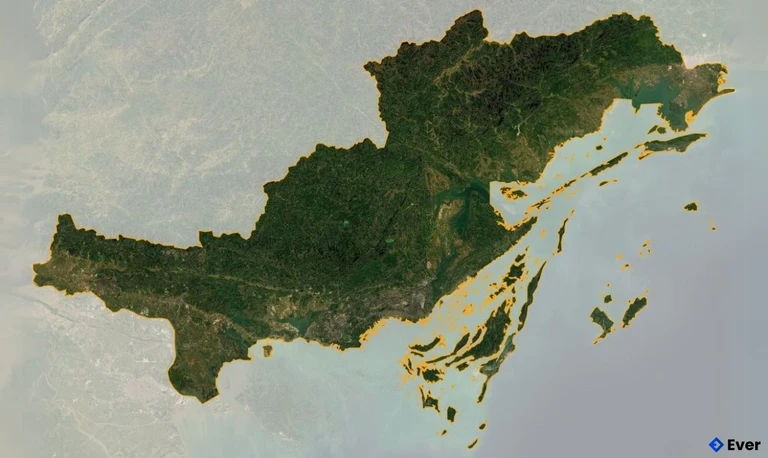 Bản đồ vệ tinh Tỉnh Quảng Ninh