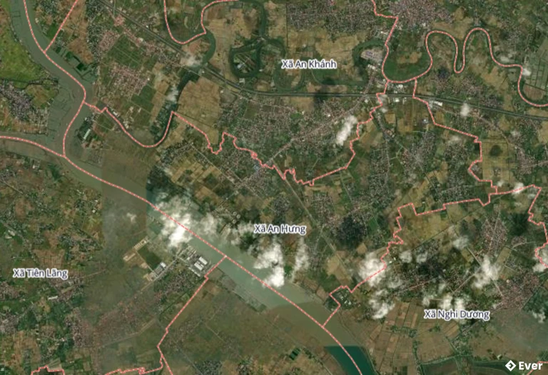 Bản đồ vệ tinh xã An Hưng, Hải Phòng sau sáp nhập