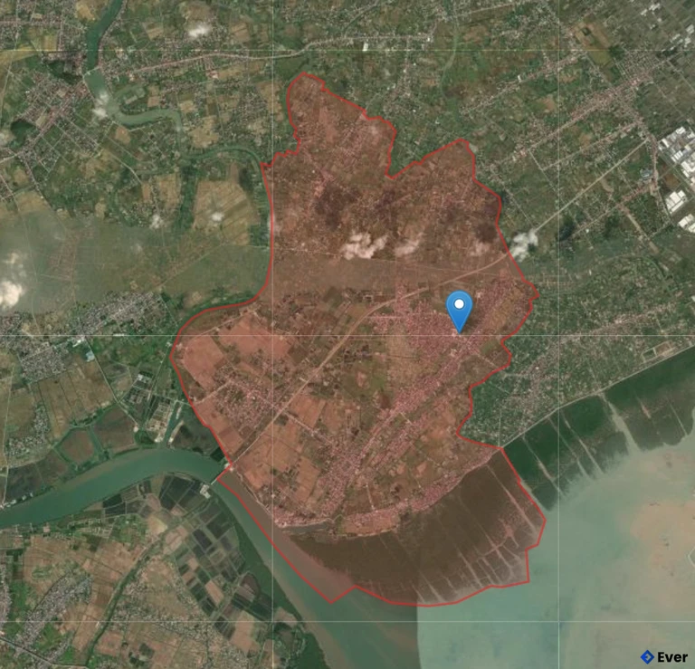 Bản đồ vệ tinh xã Kiến Hải, Hải Phòng sau sáp nhập