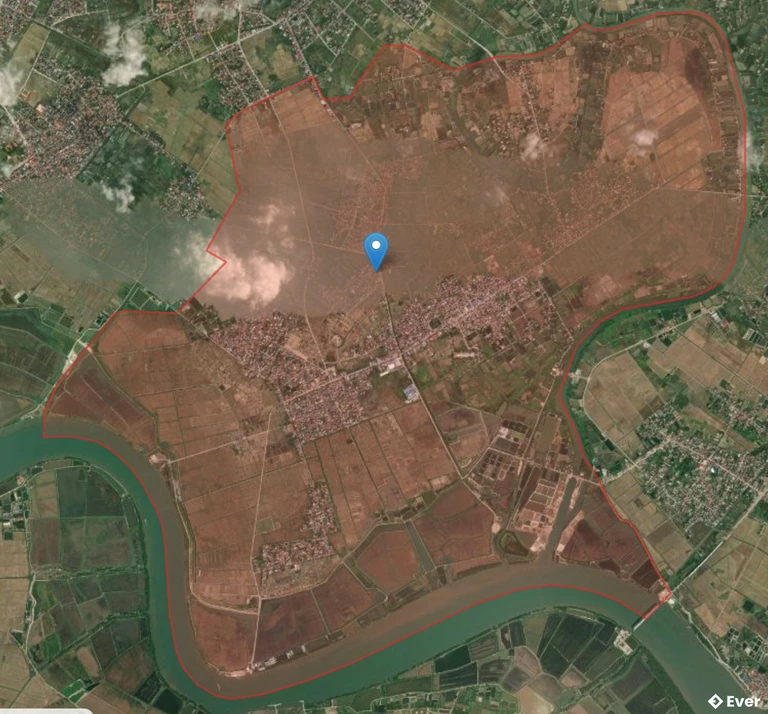 Bản đồ vệ tinh xã Kiến Hưng, Hải Phòng sau sáp nhập