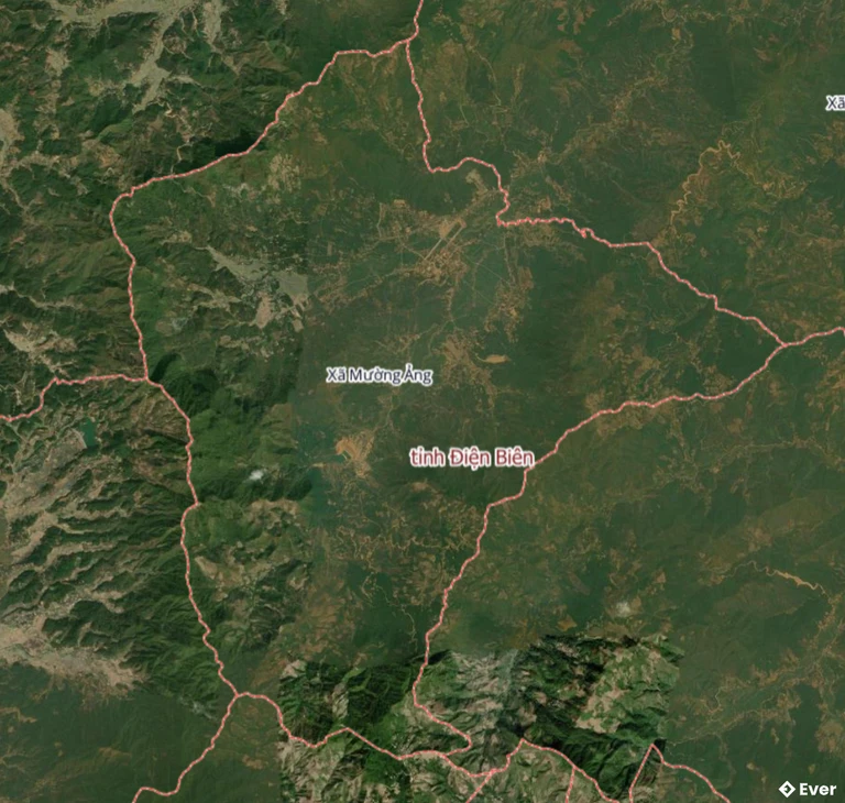 Bản đồ vệ tinh xã Mường Ảnh