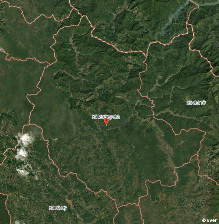 Bản đồ vệ tinh xã Mường Giàng, Điện Biên