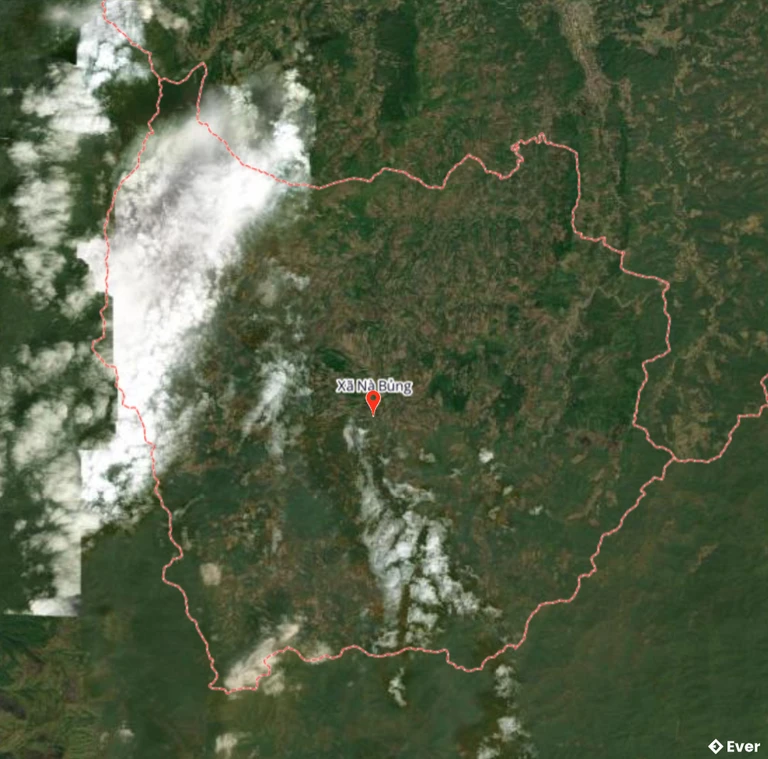 Bản đồ vệ tinh xã Nà Bủng