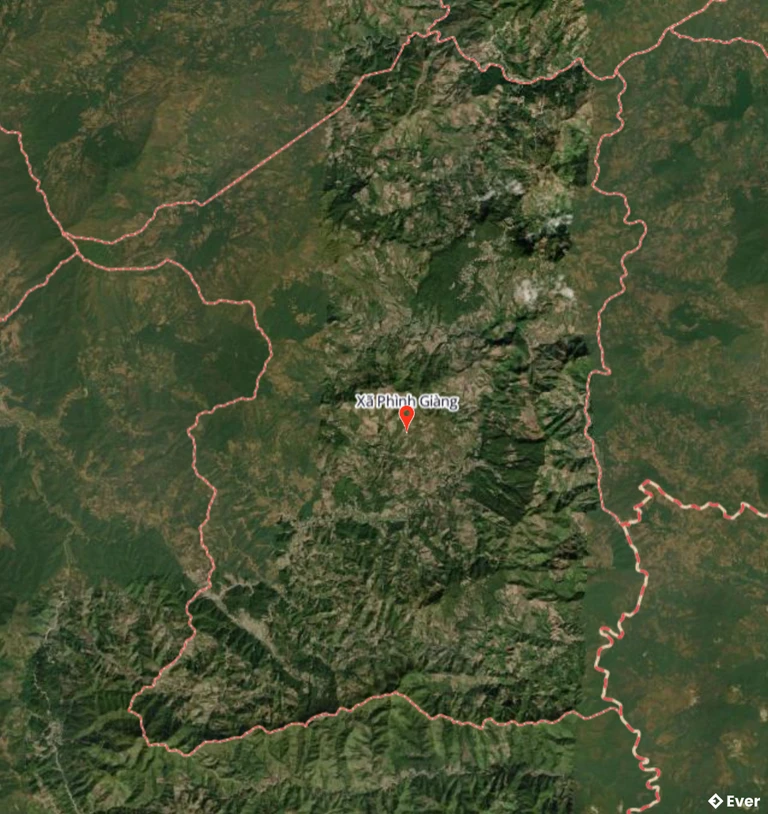 Bản đồ vệ tinh xã Phình Giàng, Điện Biên