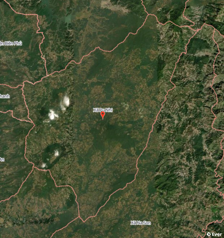 Bản đồ vệ tinh xã Pu Nhi