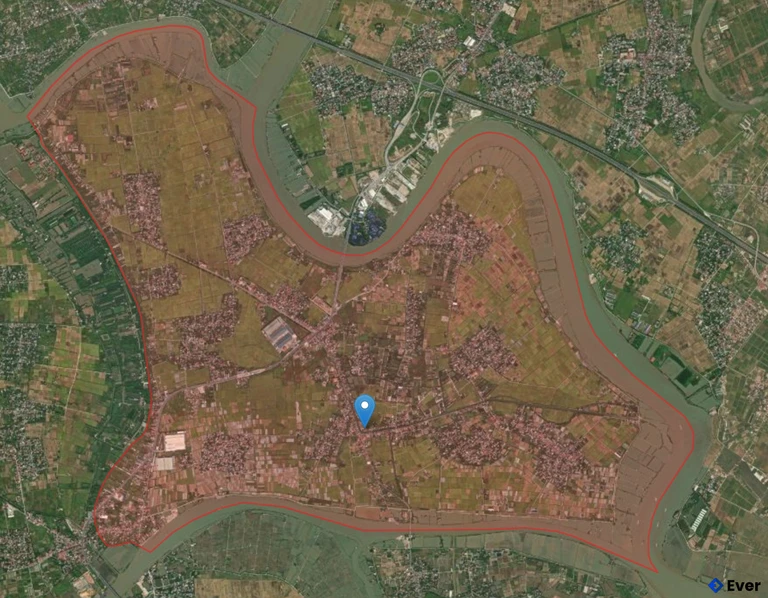 Bản đồ vệ tinh xã Quyết Thắng, Hải Phòng sau sáp nhập