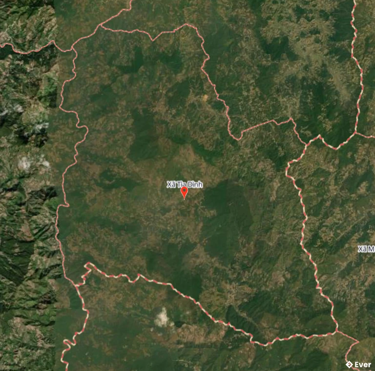 Bản đồ vệ tinh xã Tìa Dình