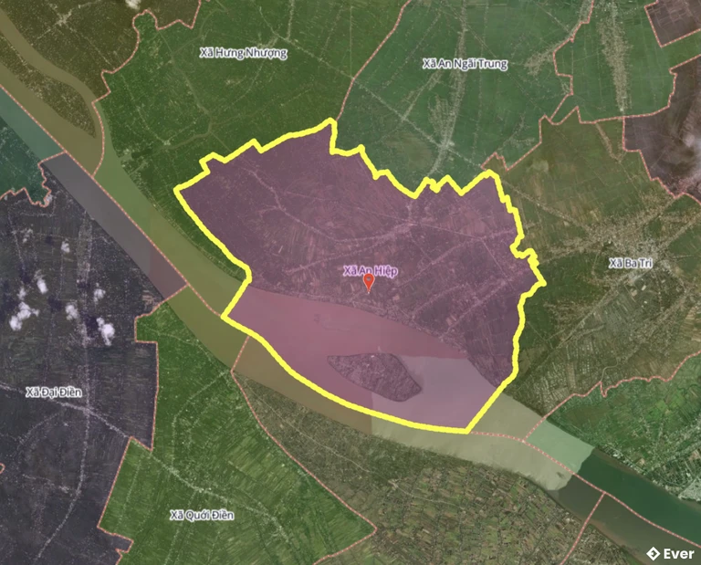 Bản đồ xã An Hiệp, Vĩnh Long sau sáp nhập