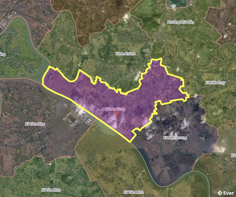 Bản đồ xã An Hưng, Hải Phòng sau sáp nhập