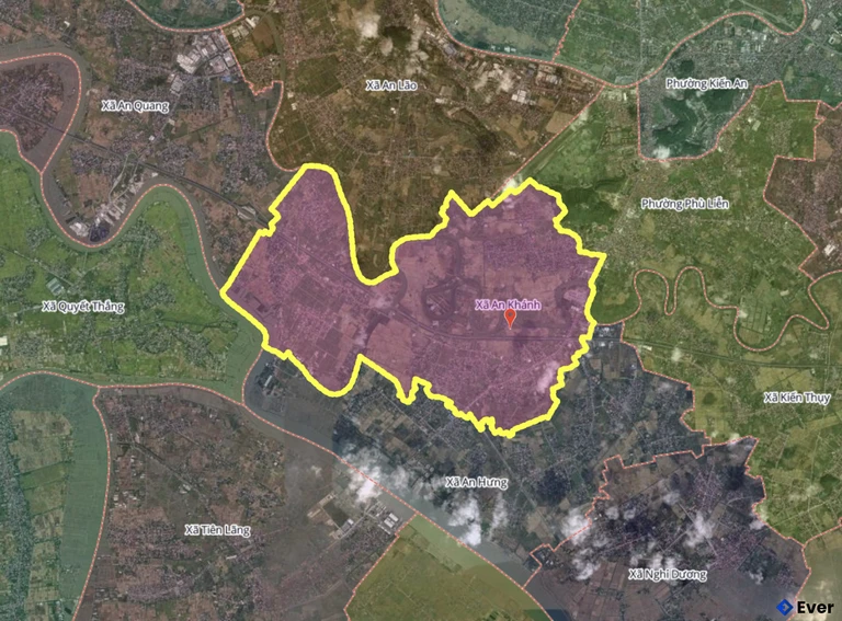 Bản đồ xã An Khánh, Hải Phòng sau sáp nhập