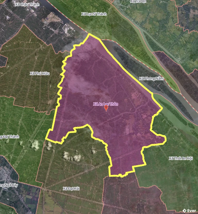 Bản đồ xã An Lạc Thôn, Cần Thơ sau sáp nhập