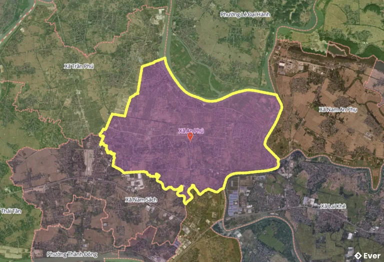 Bản đồ xã An Phú, Hải Phòng sau sáp nhập