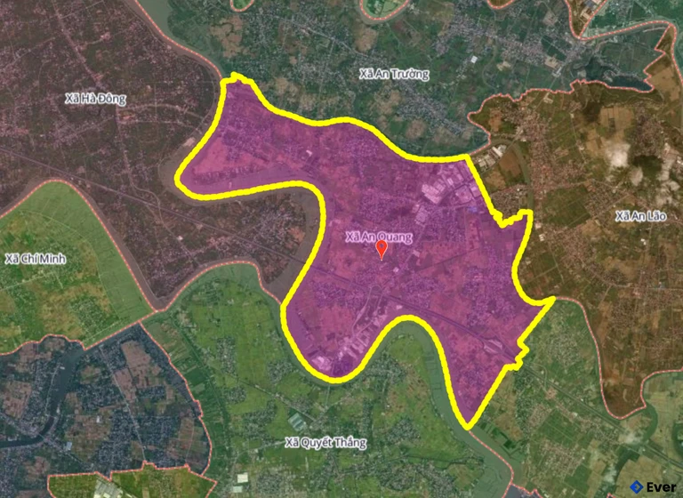 Bản đồ xã An Quang, Hải Phòng sau sáp nhập