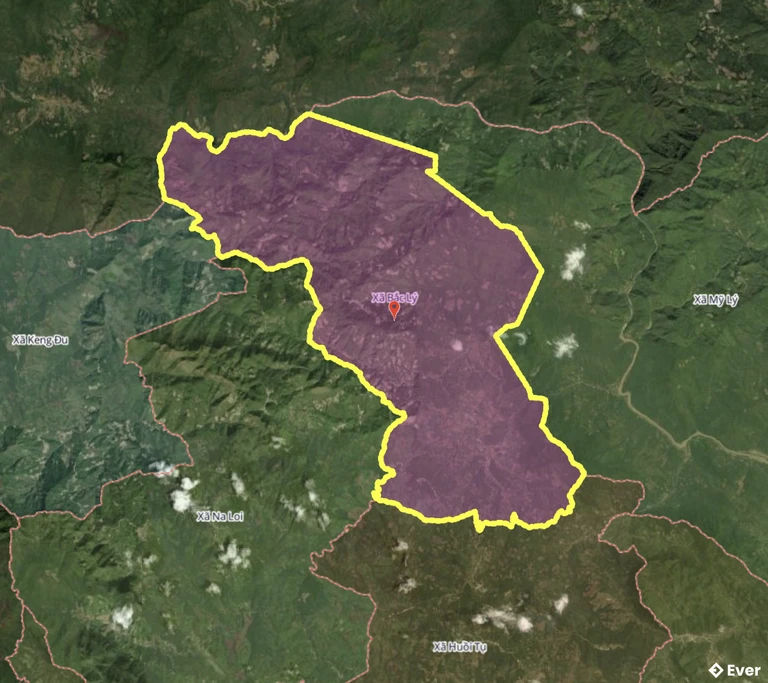 Bản đồ xã Bắc Lý, Nghệ An sau sáp nhập