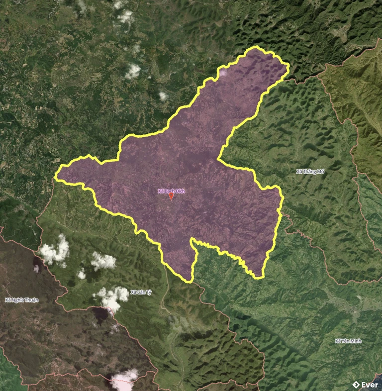 Bản đồ xã Bạch Đích, Tuyên Quang sau sáp nhập