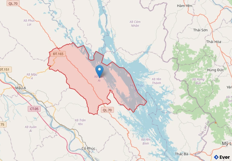 Bản đồ xã Bảo Ái, Lào Cai