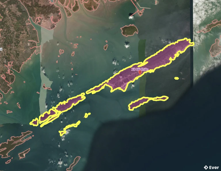 Bản đồ xã Cái Chiên, Quảng Ninh sau sáp nhập