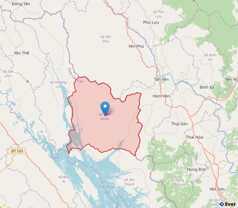 Bản đồ xã Cảm Nhân, Lào Cai