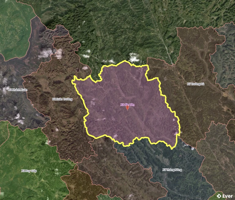 Bản đồ xã Cần Yên, Cao Bằng sau sáp nhập