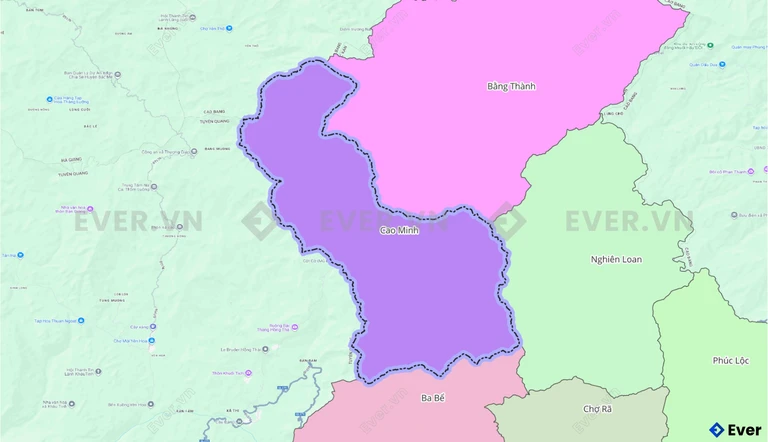 Bản đồ xã Cao Minh, Thái Nguyên sau sáp nhập