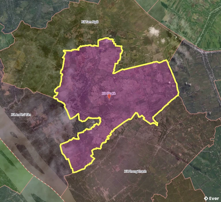 Bản đồ xã Cầu Kè, Vĩnh Long sau sáp nhập