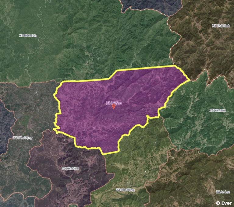 Bản đồ xã Đại Sơn, Bắc Ninh sau sáp nhập