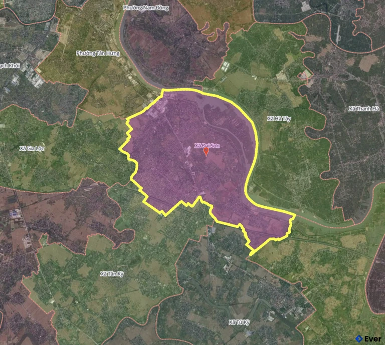 Bản đồ xã Đại Sơn, Hải Phòng sau sáp nhập