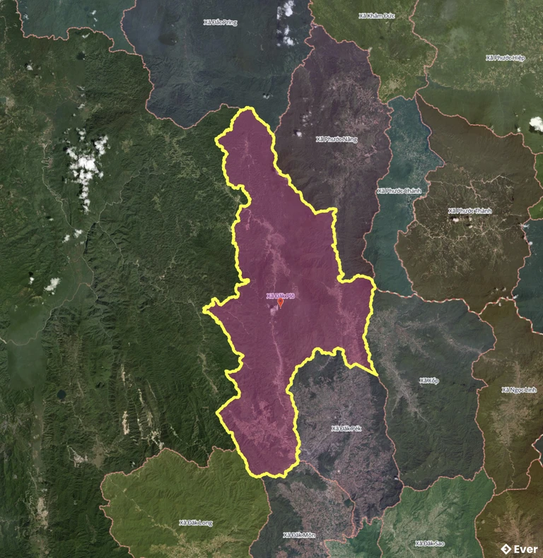 Bản đồ xã Đăk Plô, Quảng Ngãi sau sáp nhập